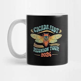 Cicada Fest Reunion Tour Funny Cicadas Mug